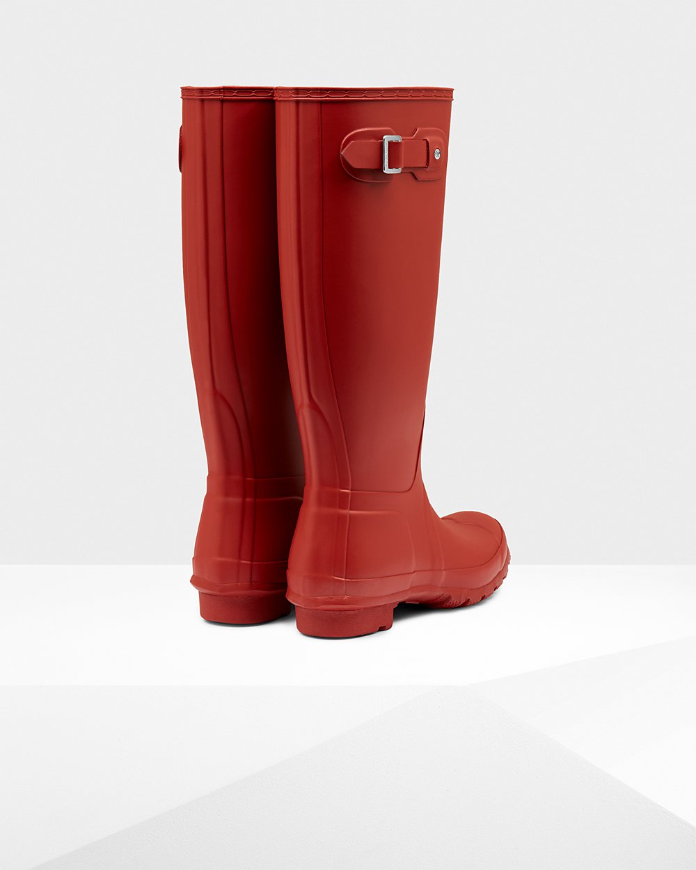 Botas de Lluvia Altas Hunter Mujer - Original - Rojos - MFOYWBI-62